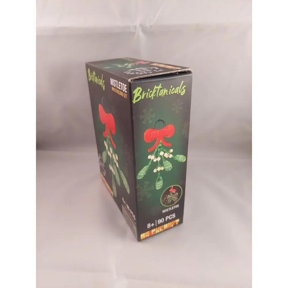 Bricktanicals Mistletoe Holiday Flowers Brick Building Set 90 Pcs Brickcraft New